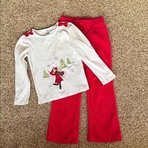 Gymboree Girls Winter outfit, size 8 Red and White